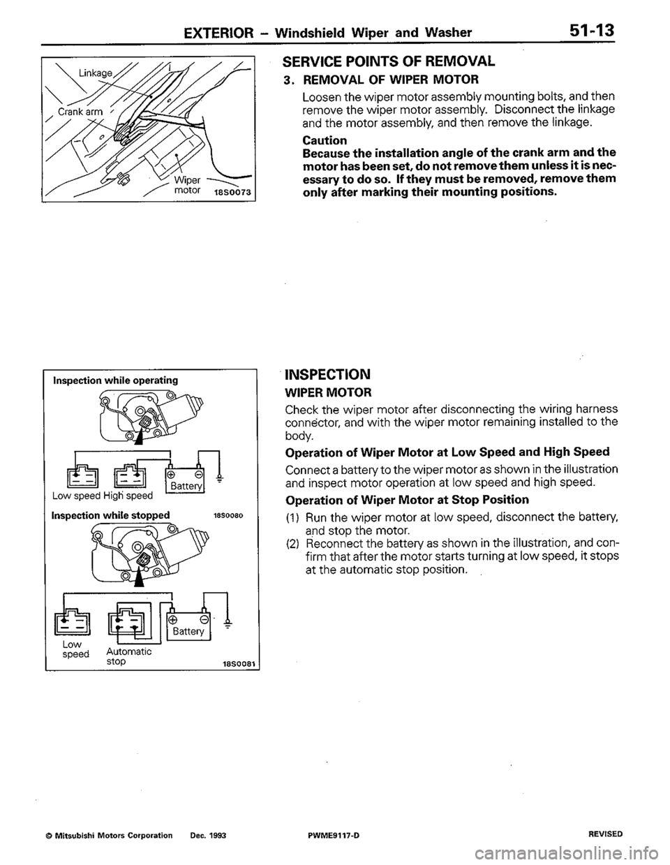 MITSUBISHI COLT 1992 Workshop Manual MITSUBISHI COLT 1992 Workshop Manual