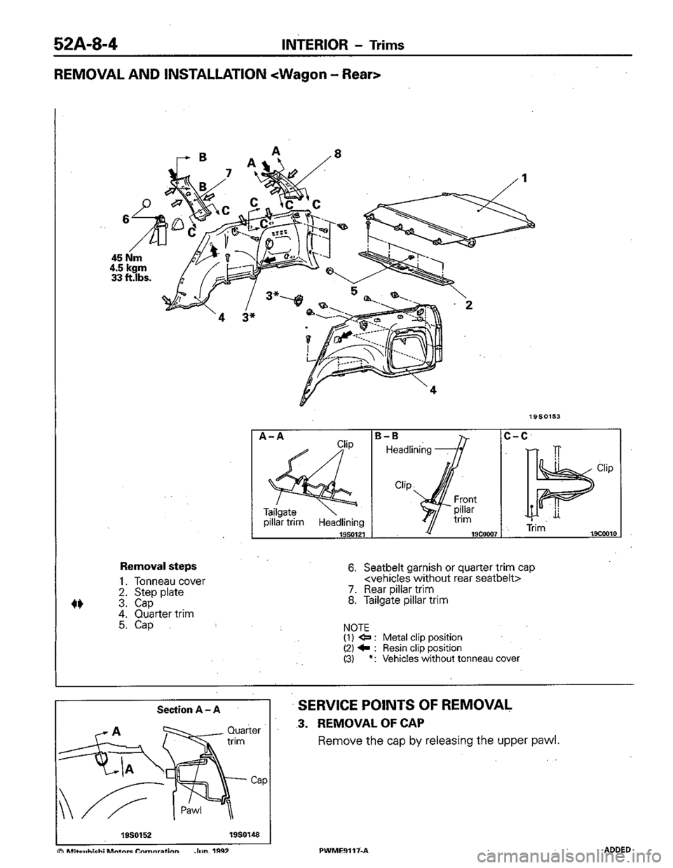 MITSUBISHI COLT 1992 Workshop Manual MITSUBISHI COLT 1992 Workshop Manual