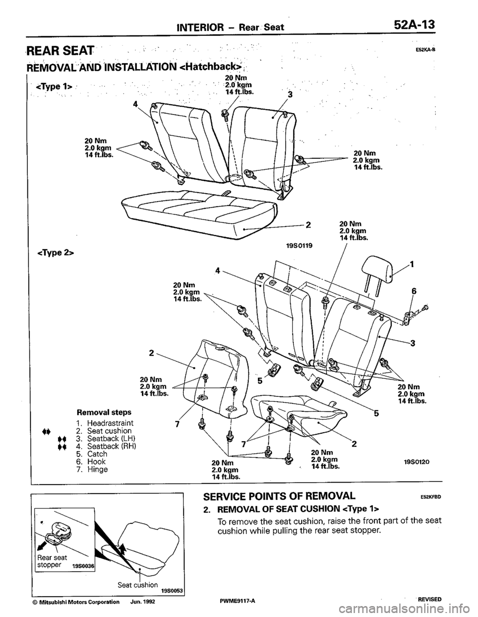MITSUBISHI COLT 1992 Workshop Manual MITSUBISHI COLT 1992 Workshop Manual