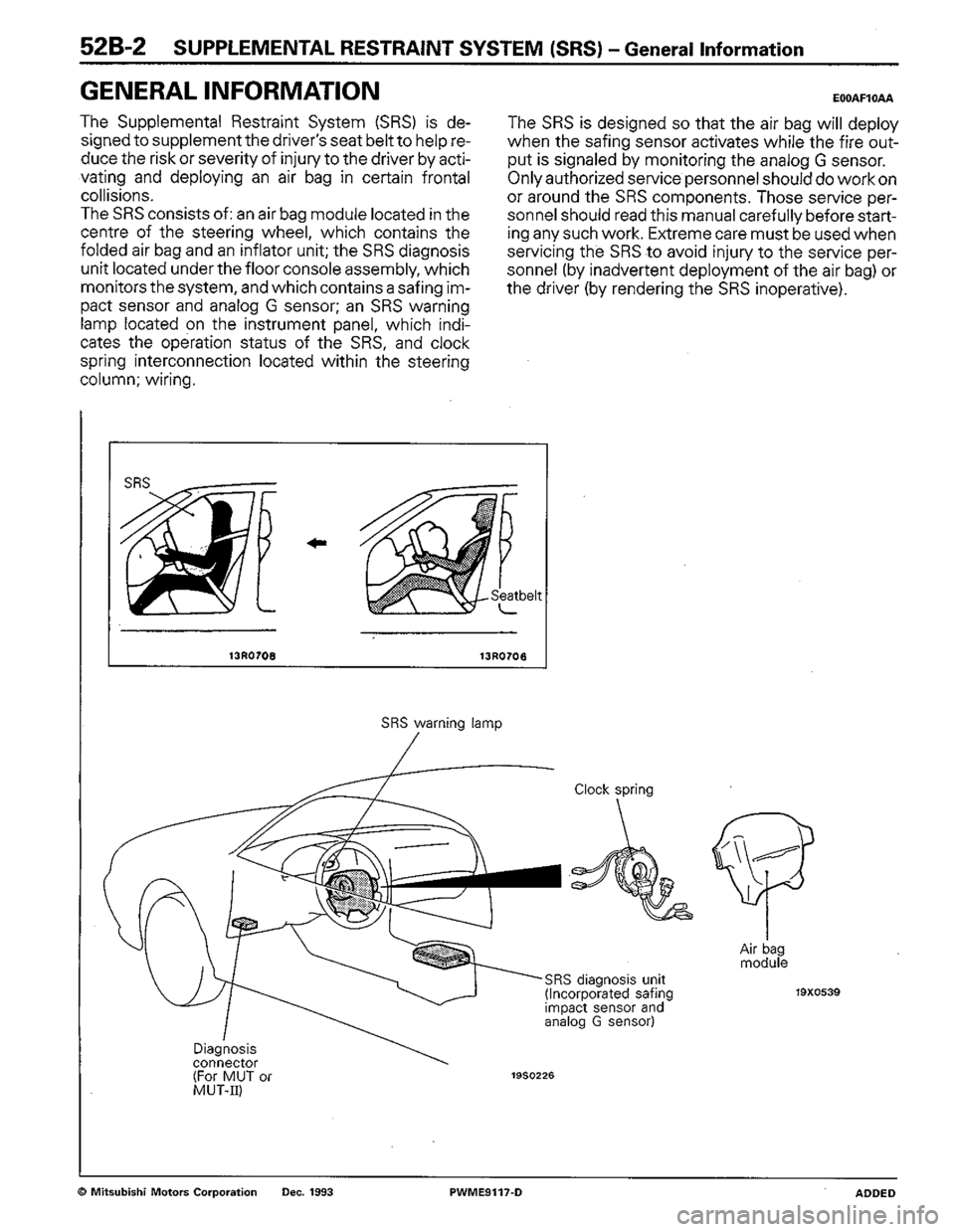 MITSUBISHI COLT 1992 Workshop Manual MITSUBISHI COLT 1992 Workshop Manual