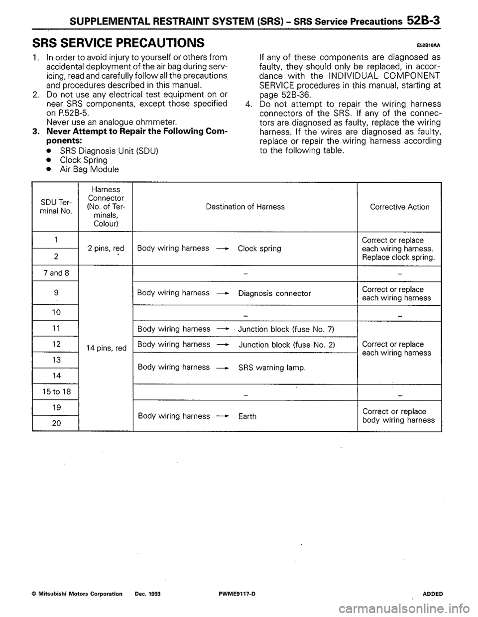 MITSUBISHI COLT 1992 Workshop Manual MITSUBISHI COLT 1992 Workshop Manual