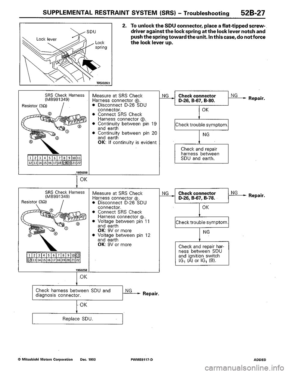 MITSUBISHI COLT 1992 Workshop Manual MITSUBISHI COLT 1992 Workshop Manual