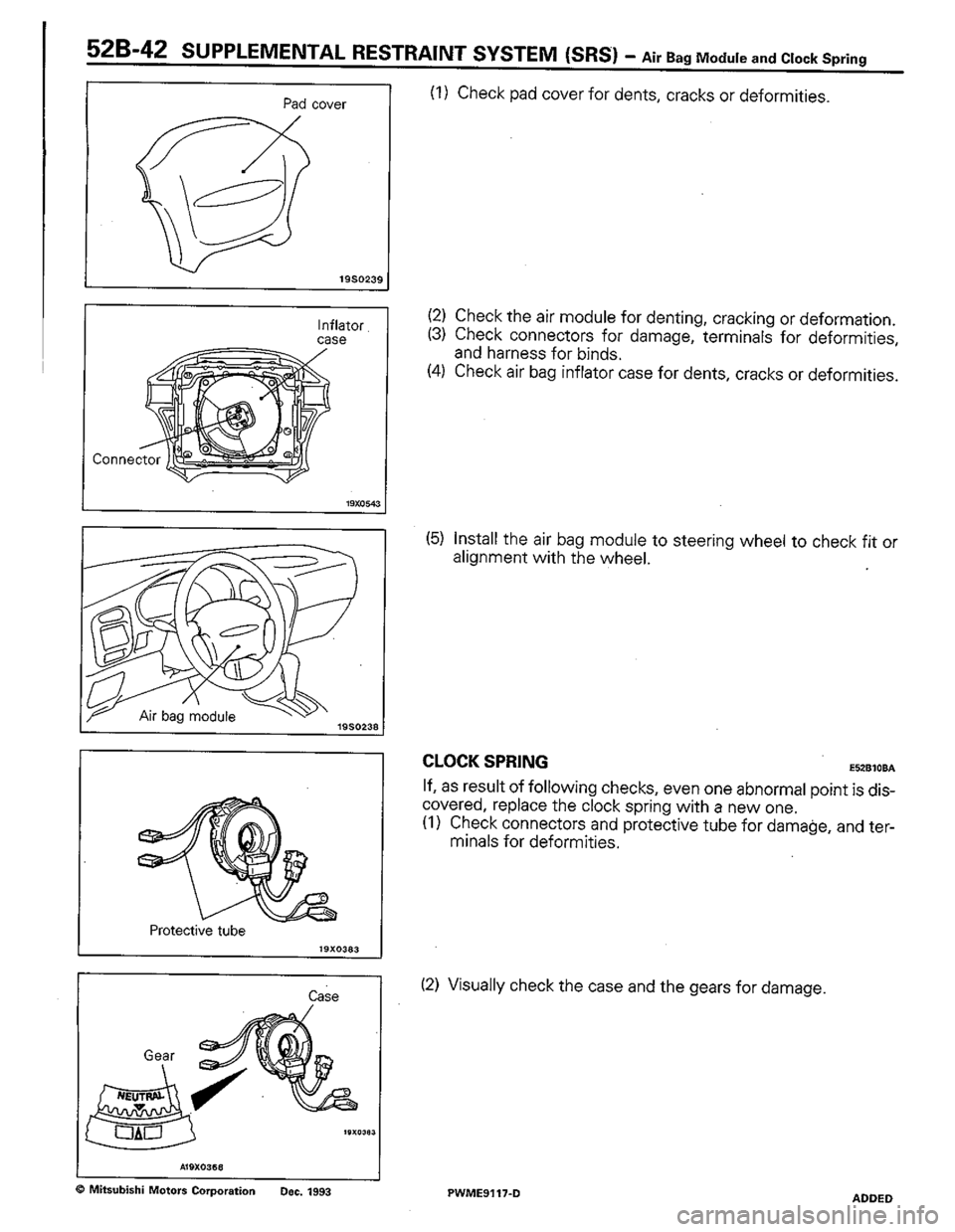 MITSUBISHI COLT 1992 Workshop Manual MITSUBISHI COLT 1992 Workshop Manual