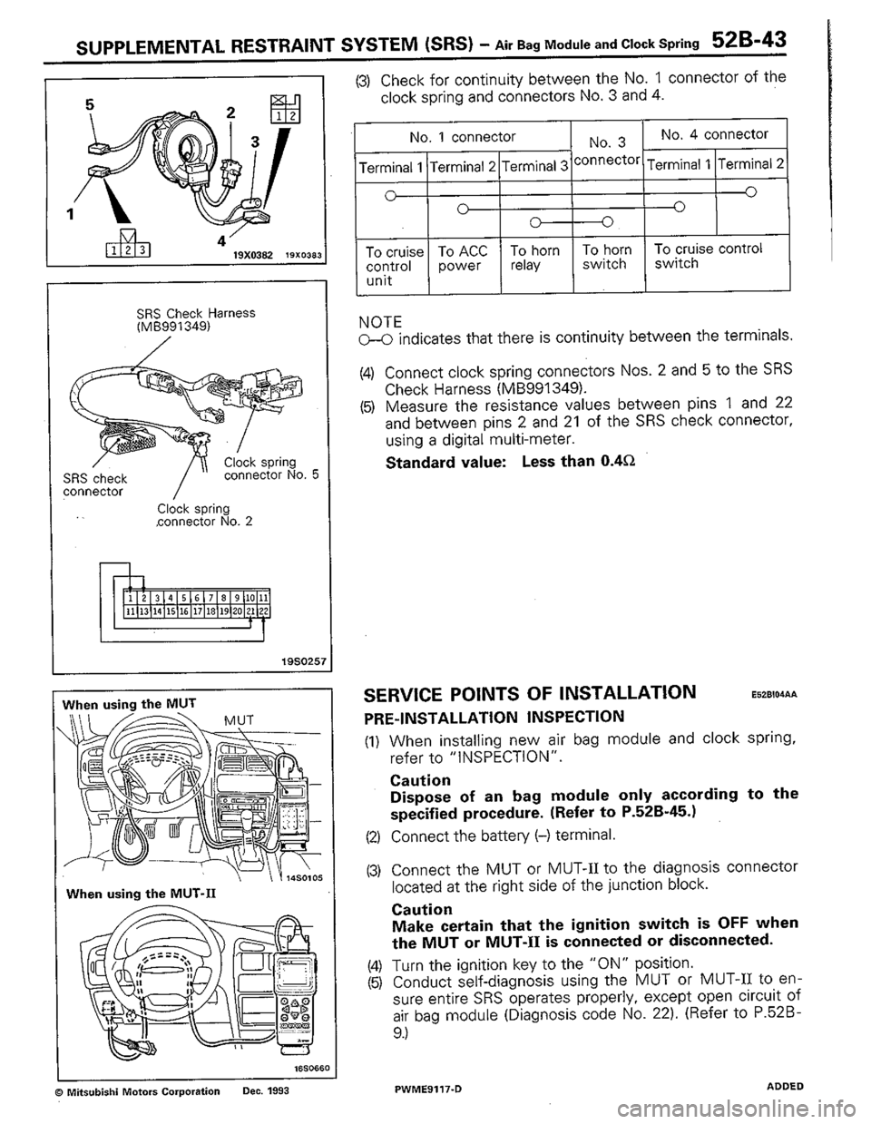 MITSUBISHI COLT 1992 Workshop Manual MITSUBISHI COLT 1992 Workshop Manual