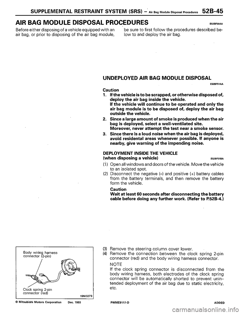 MITSUBISHI COLT 1992 Workshop Manual MITSUBISHI COLT 1992 Workshop Manual