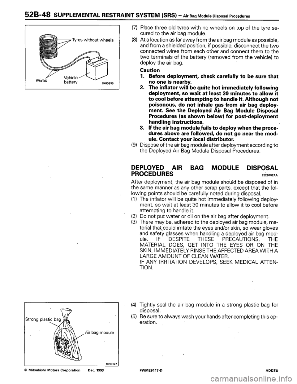 MITSUBISHI COLT 1992 Workshop Manual MITSUBISHI COLT 1992 Workshop Manual