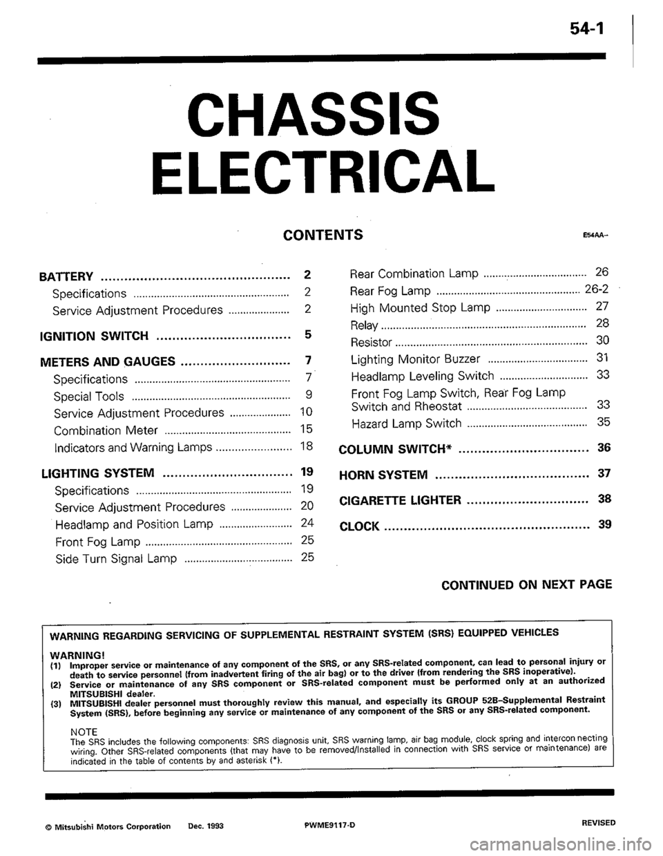 MITSUBISHI COLT 1992 Workshop Manual MITSUBISHI COLT 1992 Workshop Manual