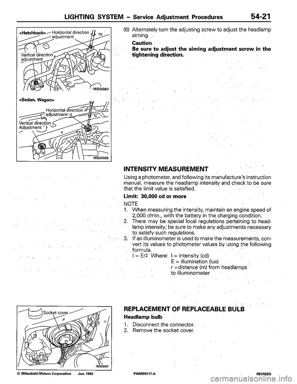 MITSUBISHI COLT 1992 Workshop Manual MITSUBISHI COLT 1992 Workshop Manual