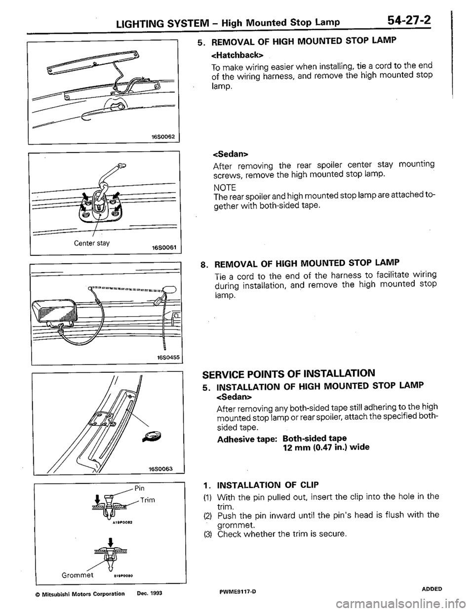 MITSUBISHI COLT 1992 Workshop Manual MITSUBISHI COLT 1992 Workshop Manual