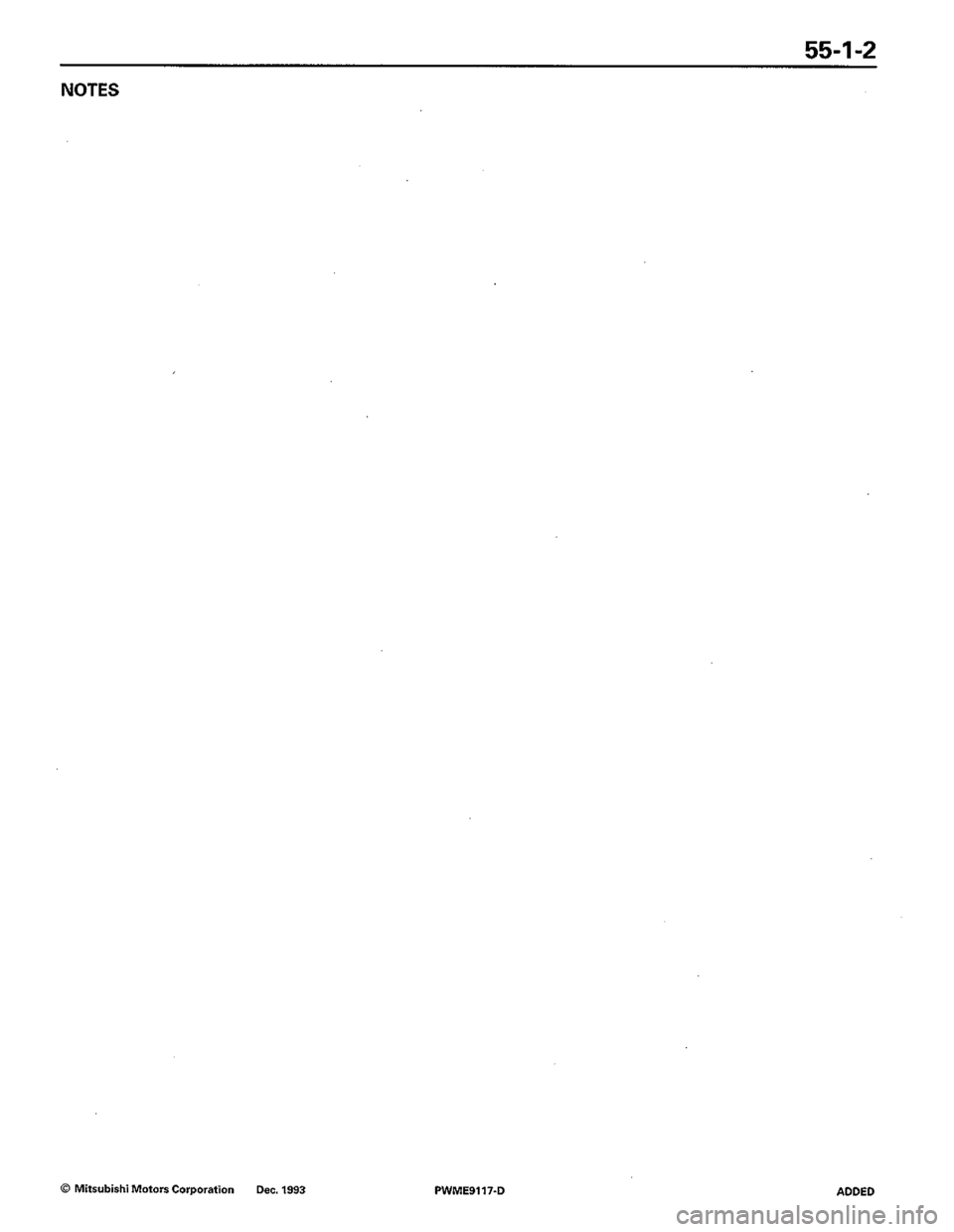 MITSUBISHI COLT 1992 Workshop Manual MITSUBISHI COLT 1992 Workshop Manual