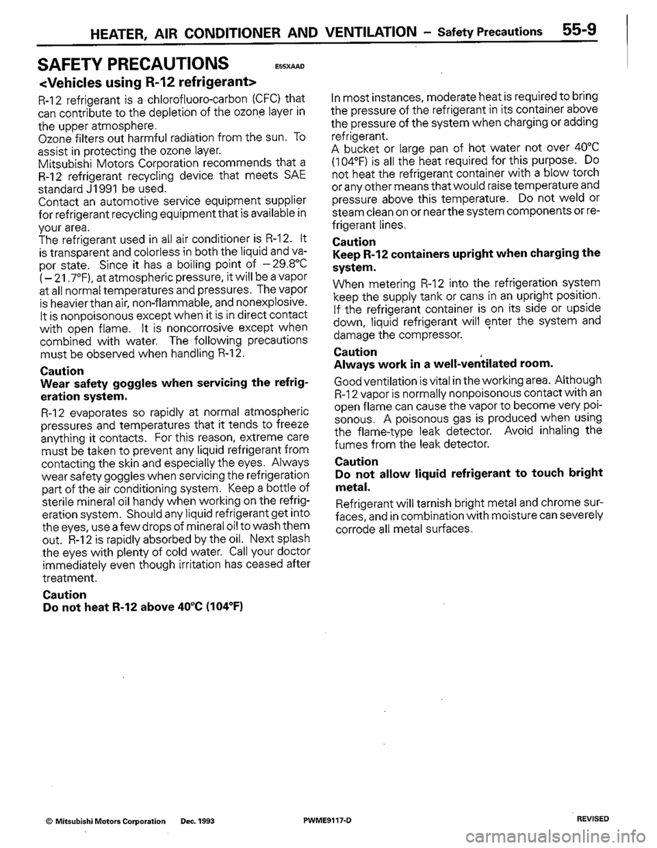 MITSUBISHI COLT 1992 Workshop Manual MITSUBISHI COLT 1992 Workshop Manual