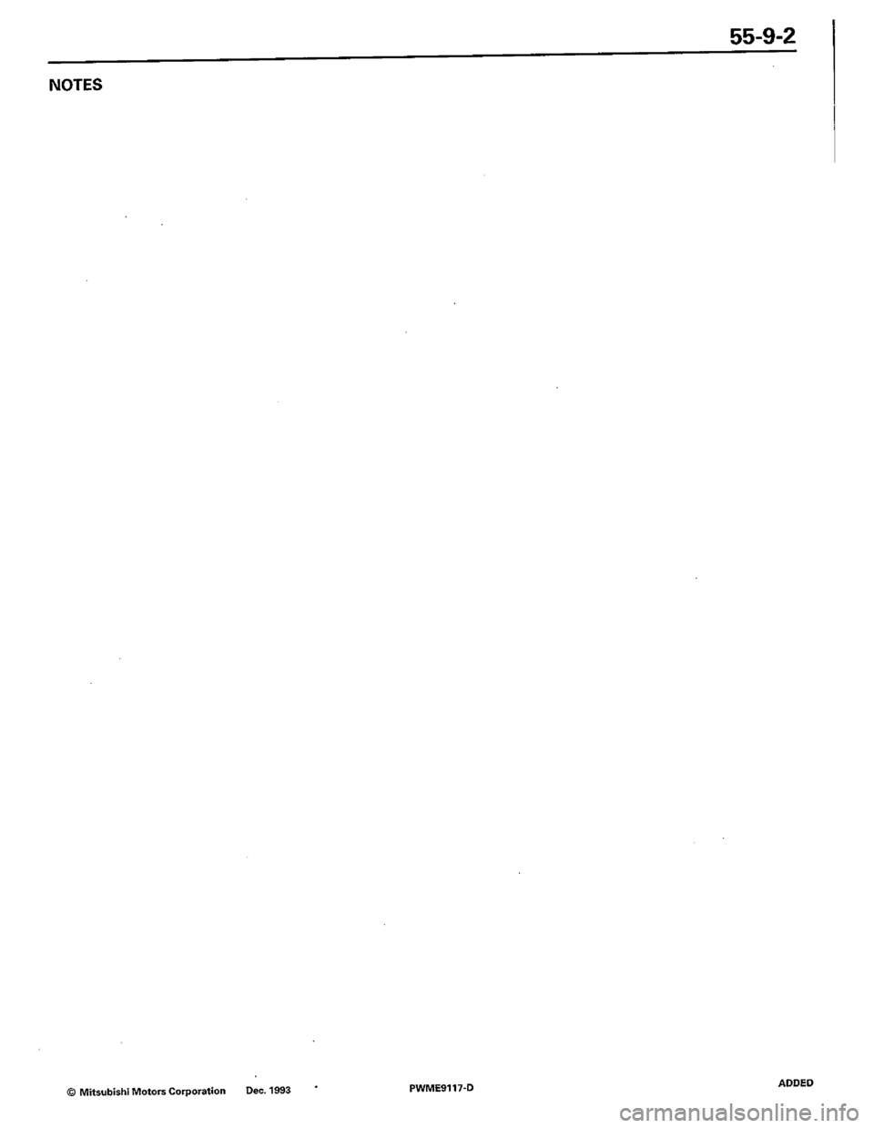 MITSUBISHI COLT 1992 Workshop Manual MITSUBISHI COLT 1992 Workshop Manual