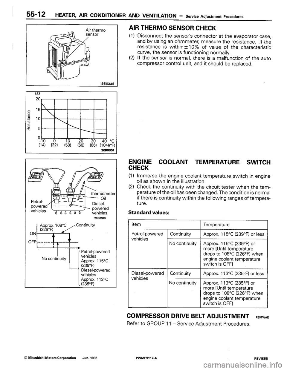 MITSUBISHI COLT 1992 Workshop Manual MITSUBISHI COLT 1992 Workshop Manual