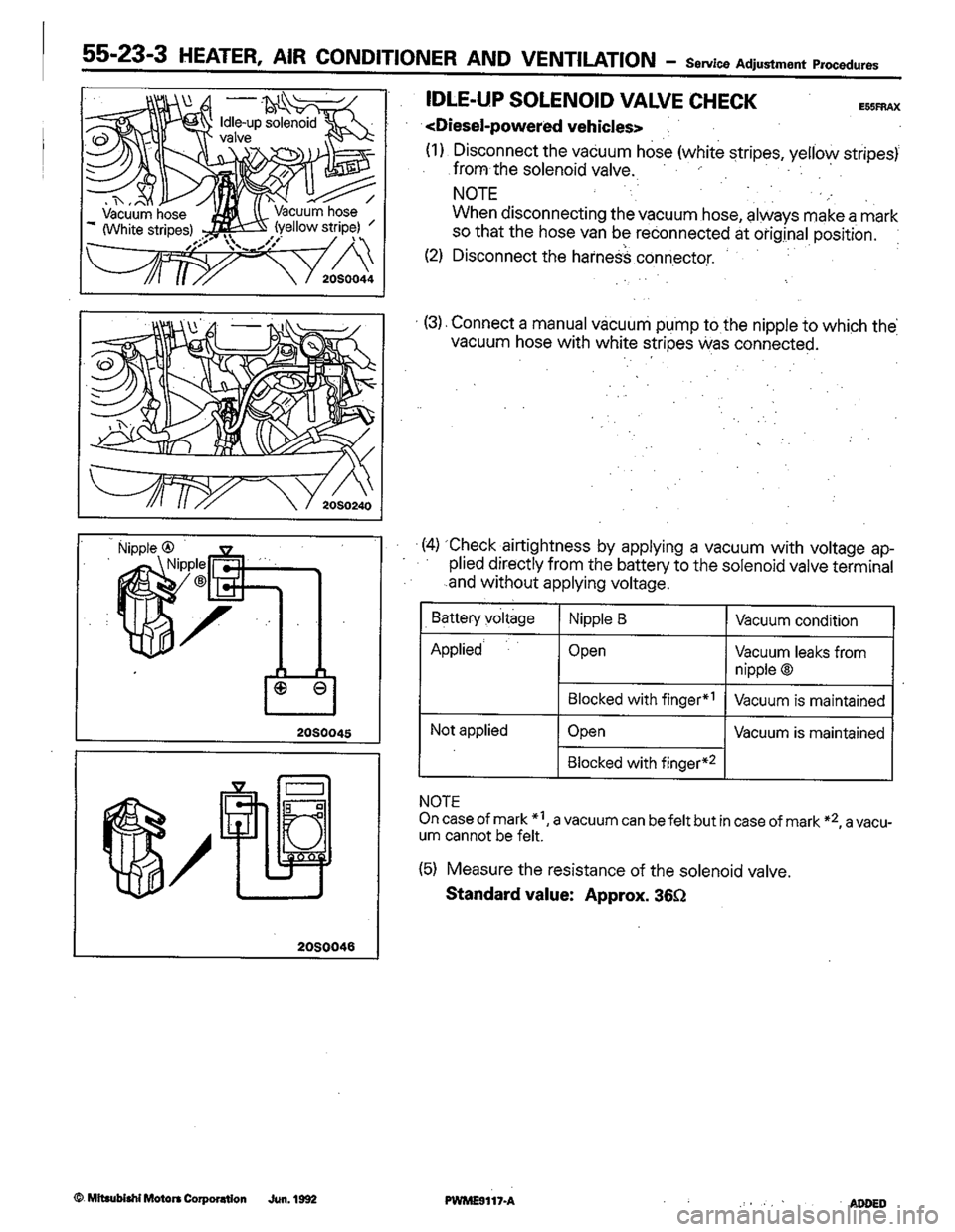 MITSUBISHI COLT 1992 Workshop Manual MITSUBISHI COLT 1992 Workshop Manual