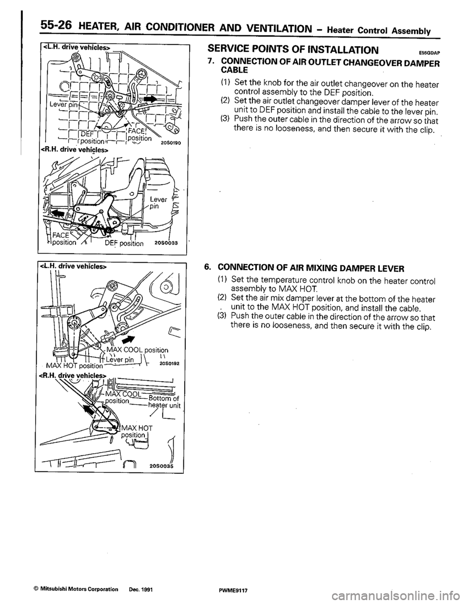 MITSUBISHI COLT 1992 Workshop Manual MITSUBISHI COLT 1992 Workshop Manual
