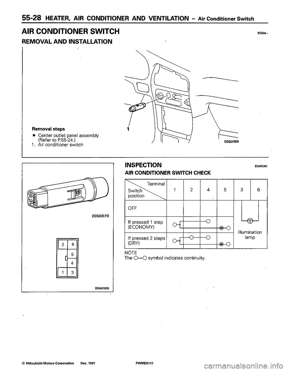 MITSUBISHI COLT 1992 Workshop Manual MITSUBISHI COLT 1992 Workshop Manual