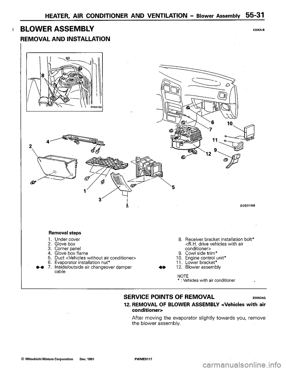 MITSUBISHI COLT 1992 Workshop Manual MITSUBISHI COLT 1992 Workshop Manual