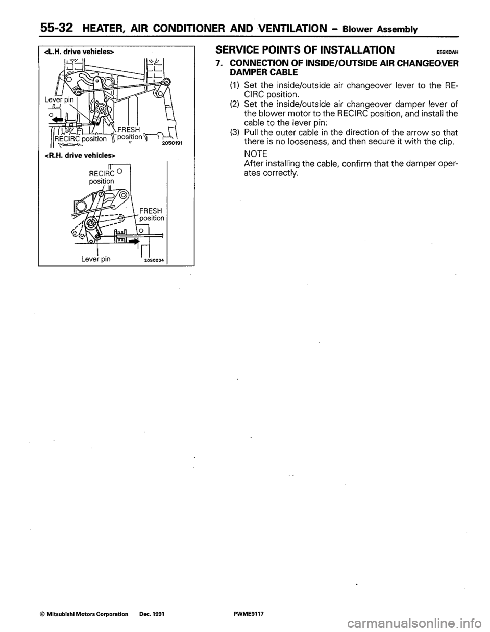 MITSUBISHI COLT 1992 Workshop Manual MITSUBISHI COLT 1992 Workshop Manual
