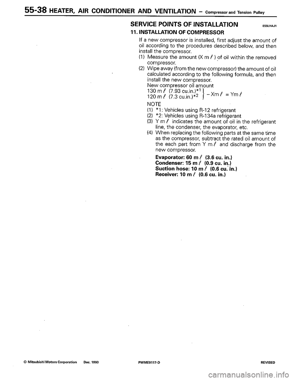 MITSUBISHI COLT 1992 Workshop Manual MITSUBISHI COLT 1992 Workshop Manual