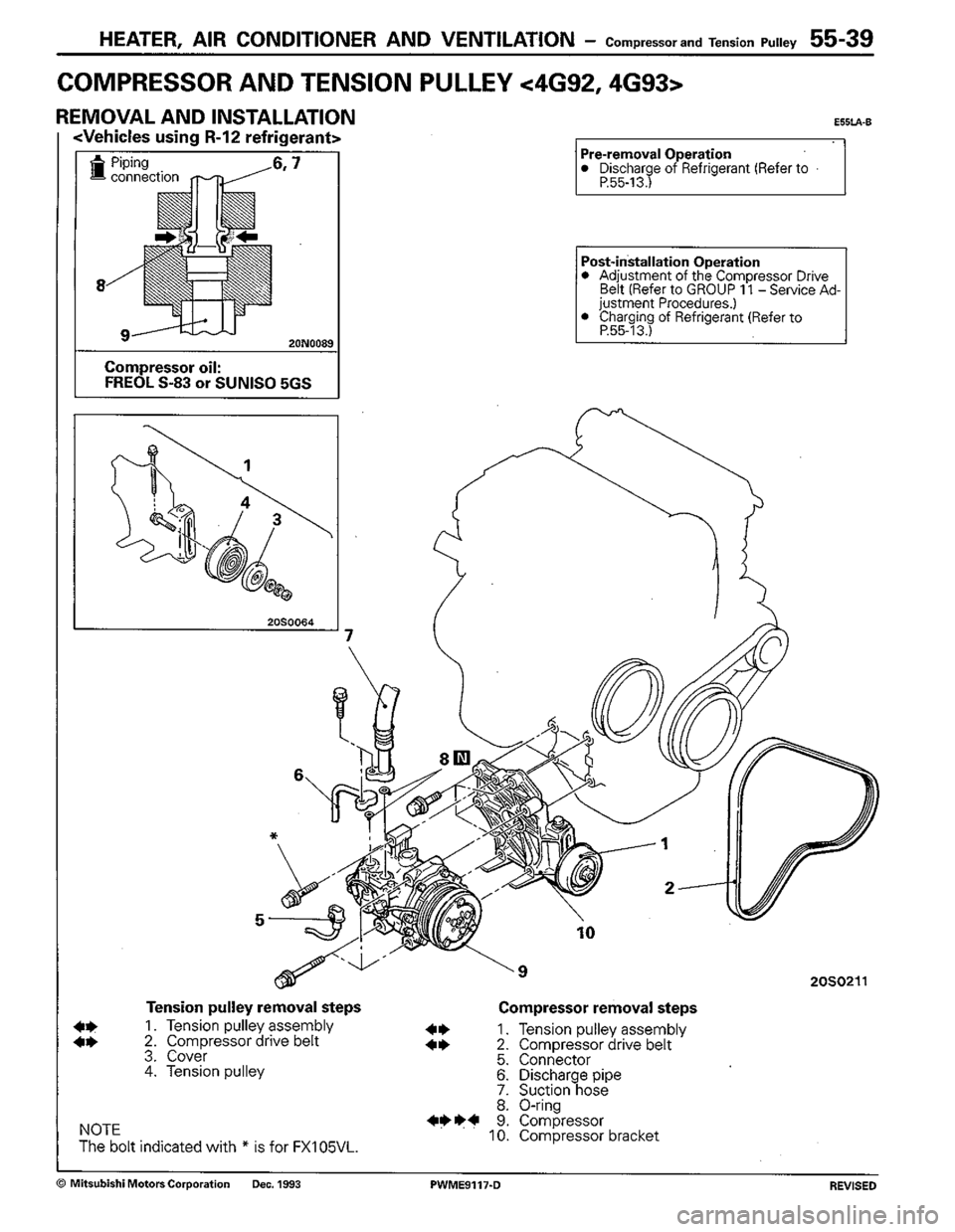 MITSUBISHI COLT 1992 Workshop Manual MITSUBISHI COLT 1992 Workshop Manual