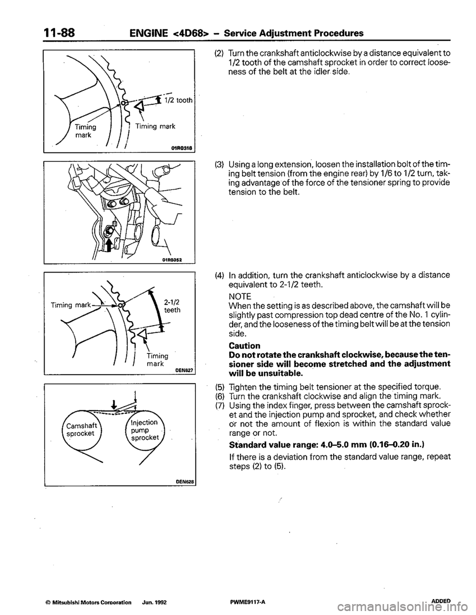 MITSUBISHI COLT 1992 Workshop Manual MITSUBISHI COLT 1992 Workshop Manual