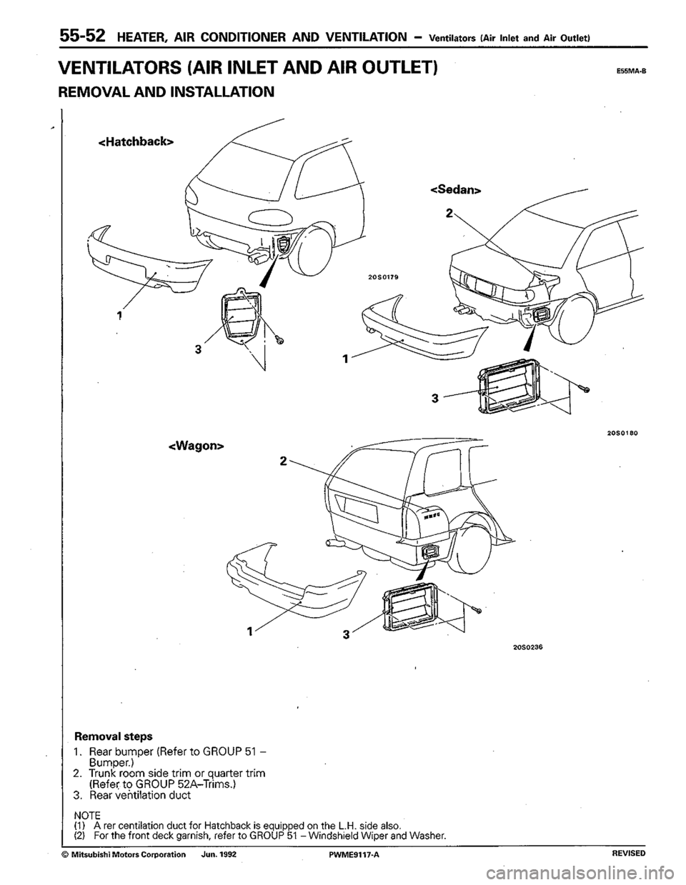 MITSUBISHI COLT 1992 Workshop Manual MITSUBISHI COLT 1992 Workshop Manual