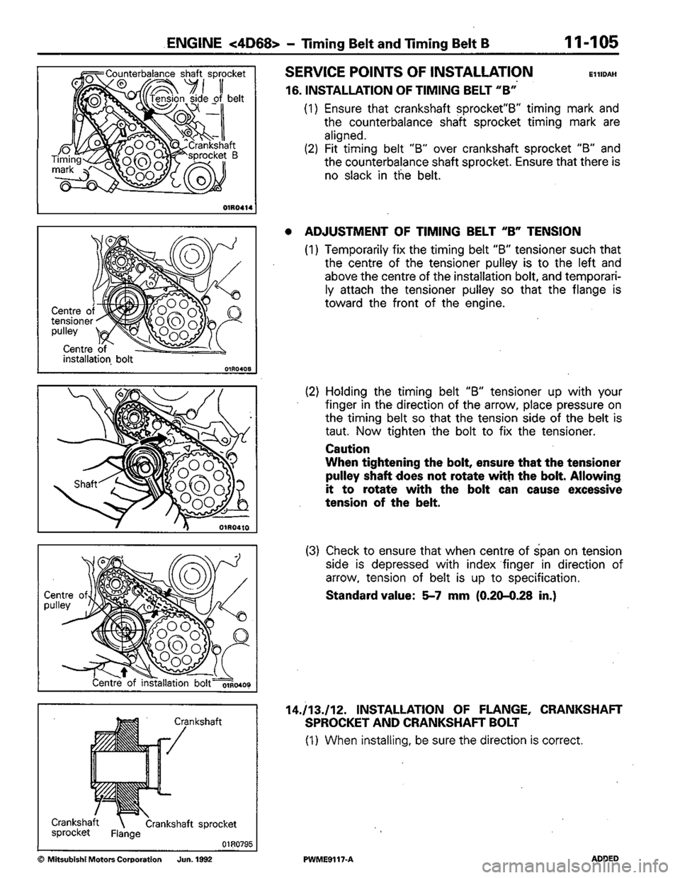 MITSUBISHI COLT 1992 Workshop Manual MITSUBISHI COLT 1992 Workshop Manual