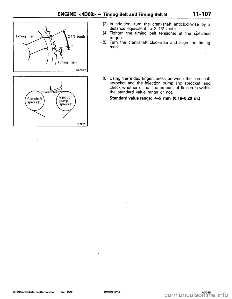 MITSUBISHI COLT 1992 Workshop Manual MITSUBISHI COLT 1992 Workshop Manual
