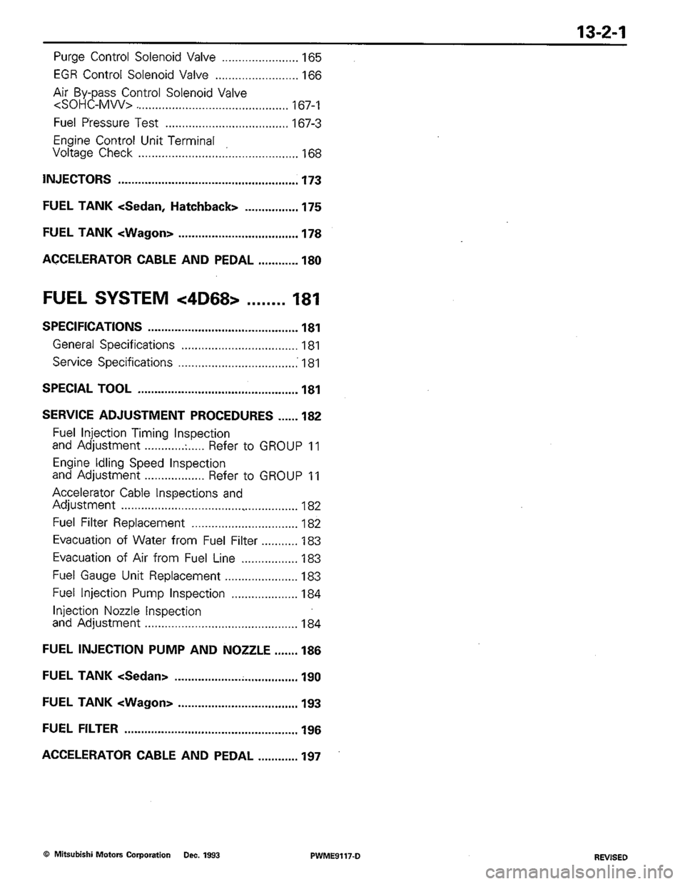 MITSUBISHI COLT 1992 Workshop Manual MITSUBISHI COLT 1992 Workshop Manual