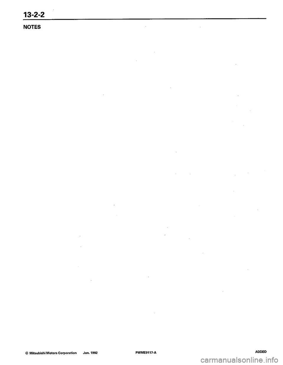 MITSUBISHI COLT 1992 Workshop Manual MITSUBISHI COLT 1992 Workshop Manual