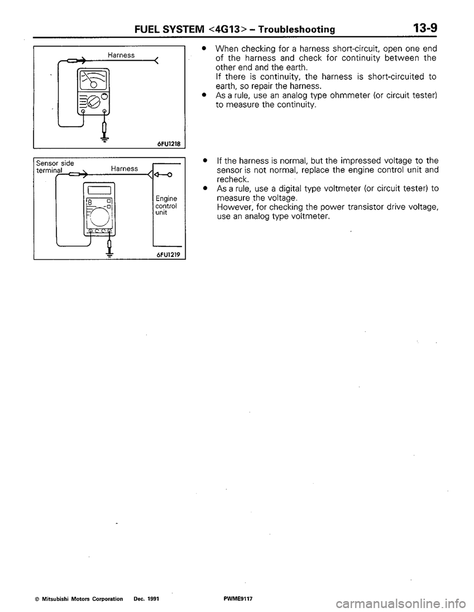 MITSUBISHI COLT 1992 Workshop Manual MITSUBISHI COLT 1992 Workshop Manual