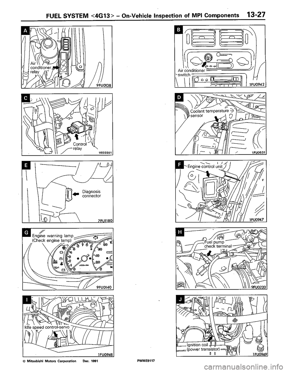 MITSUBISHI COLT 1992 Workshop Manual MITSUBISHI COLT 1992 Workshop Manual