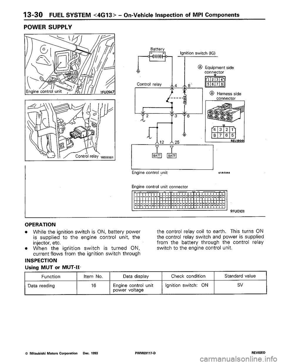 MITSUBISHI COLT 1992 Workshop Manual MITSUBISHI COLT 1992 Workshop Manual