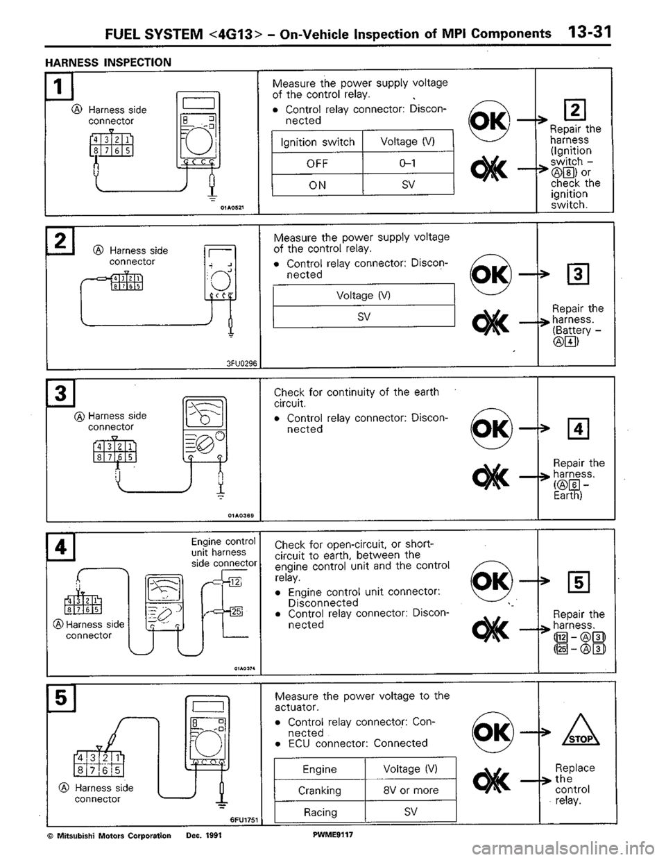 MITSUBISHI COLT 1992 Workshop Manual MITSUBISHI COLT 1992 Workshop Manual