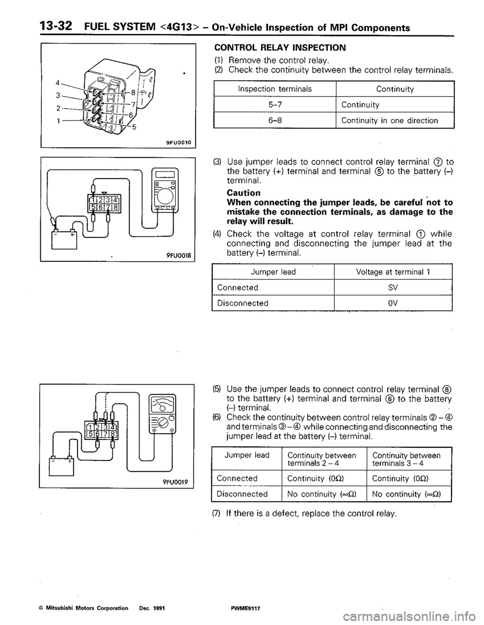 MITSUBISHI COLT 1992 Workshop Manual MITSUBISHI COLT 1992 Workshop Manual