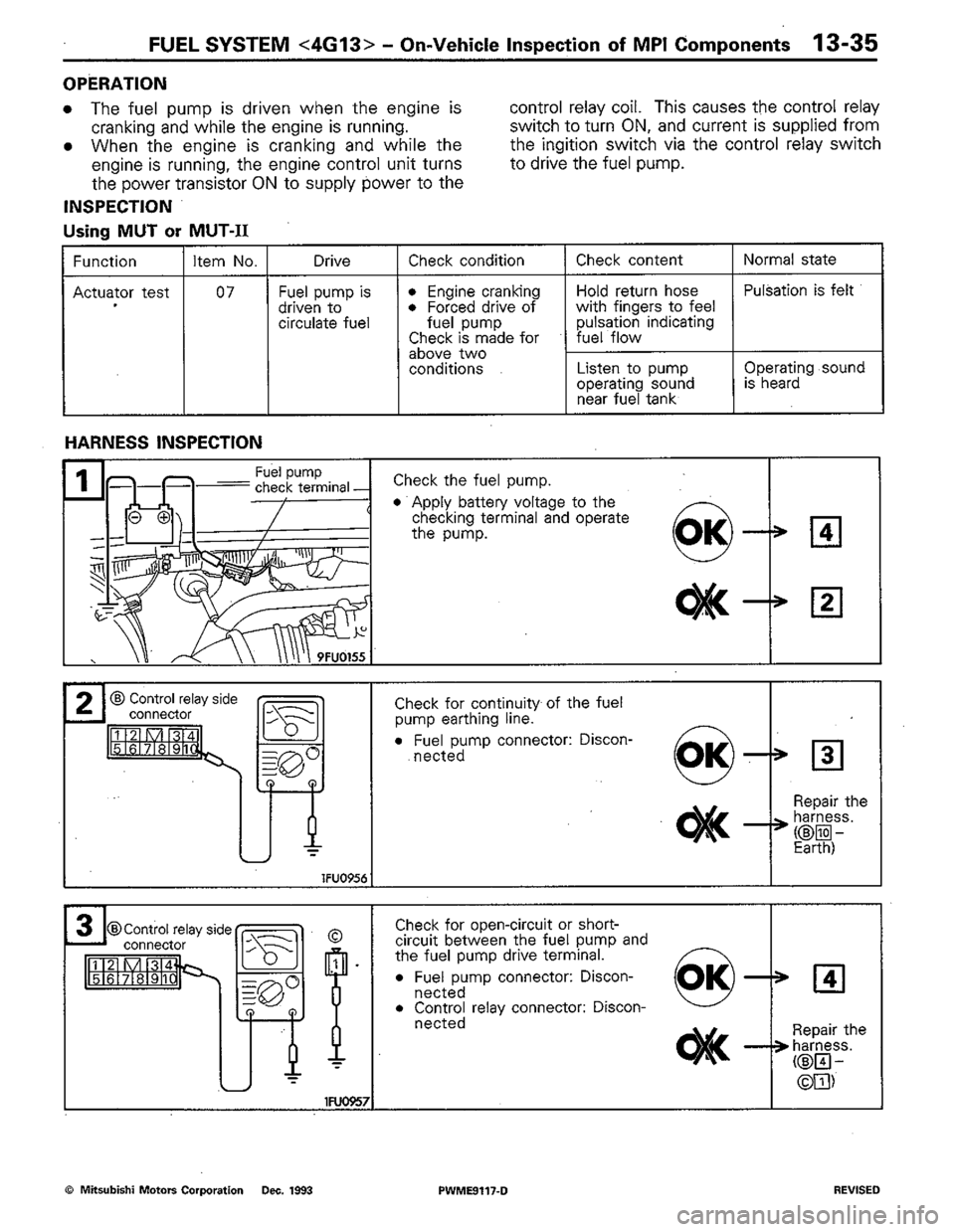 MITSUBISHI COLT 1992 Workshop Manual MITSUBISHI COLT 1992 Workshop Manual