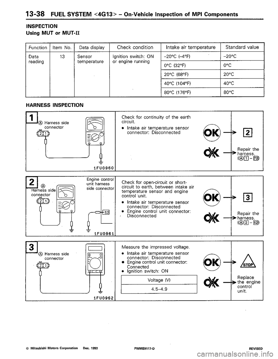 MITSUBISHI COLT 1992 Workshop Manual MITSUBISHI COLT 1992 Workshop Manual