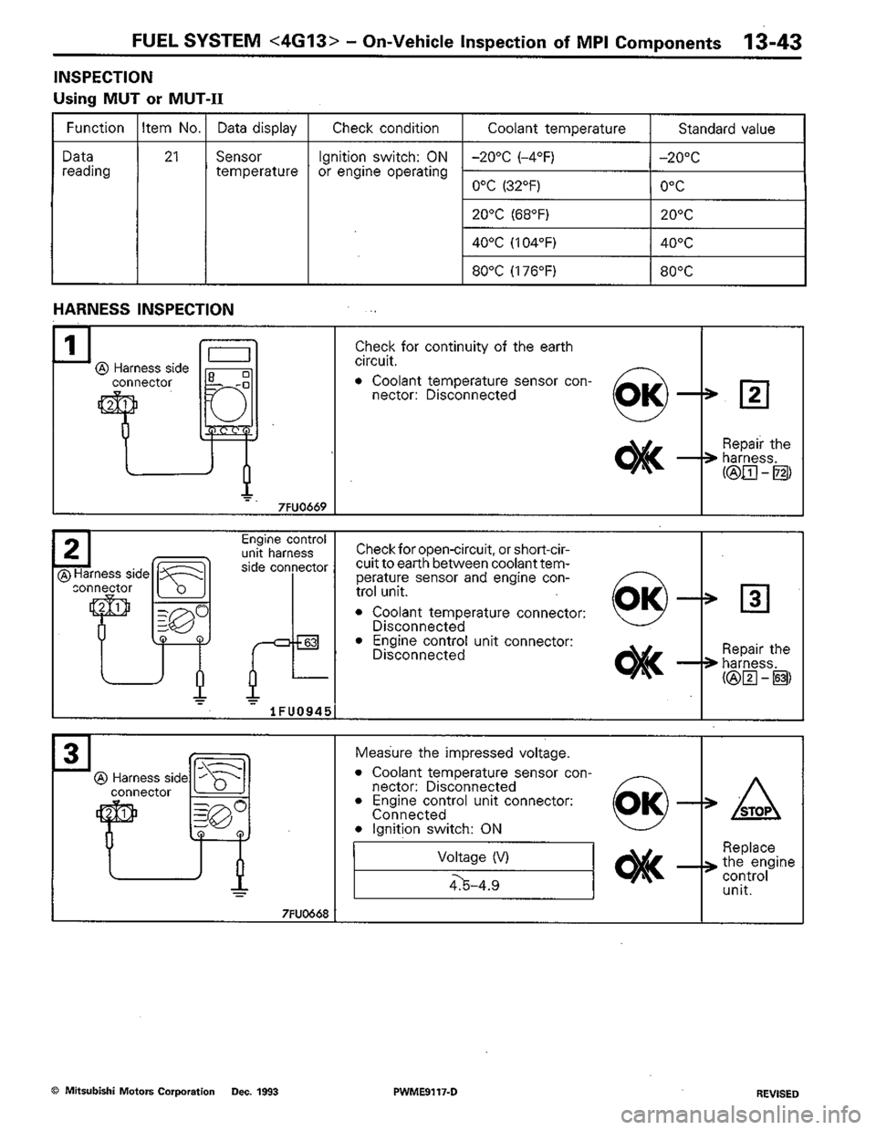 MITSUBISHI COLT 1992 Workshop Manual MITSUBISHI COLT 1992 Workshop Manual