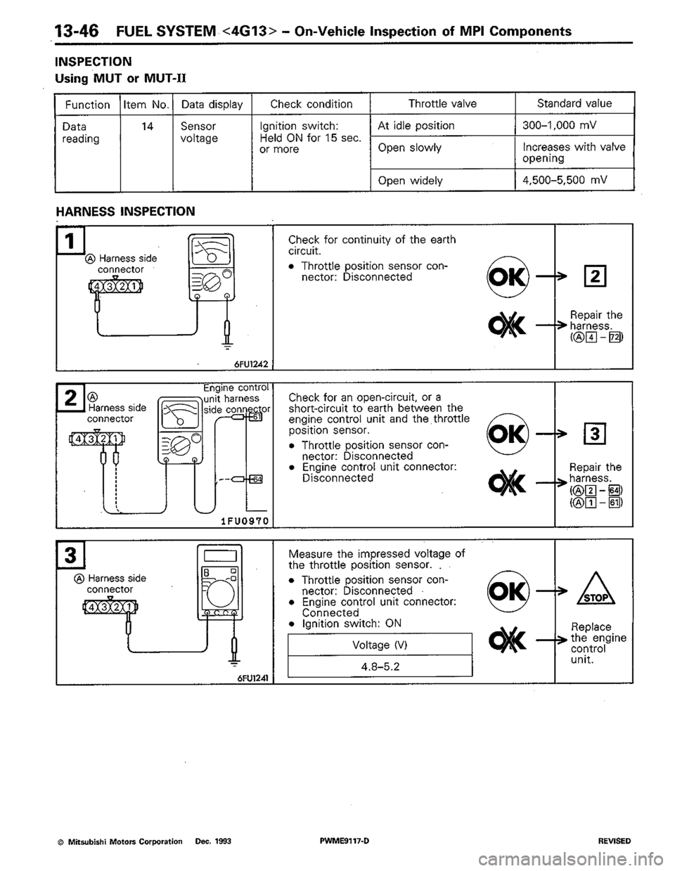 MITSUBISHI COLT 1992 Workshop Manual MITSUBISHI COLT 1992 Workshop Manual