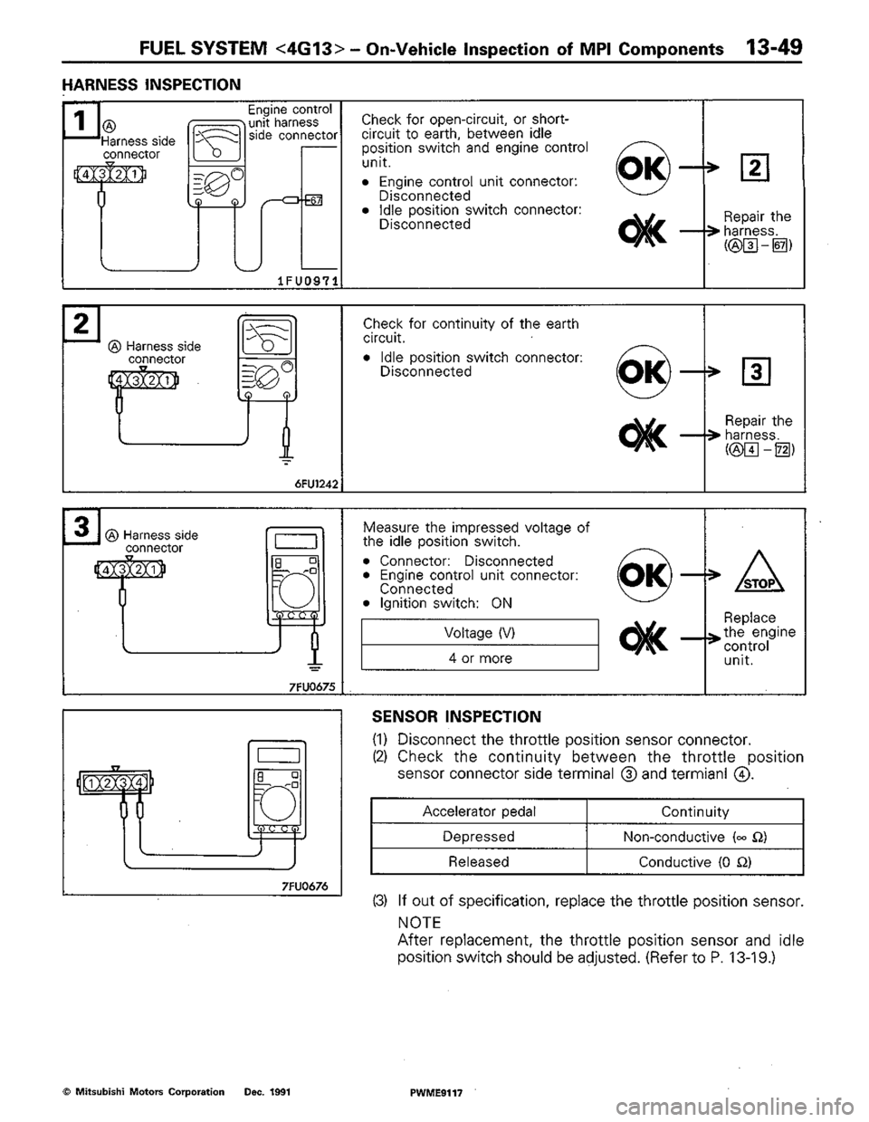 MITSUBISHI COLT 1992 Workshop Manual MITSUBISHI COLT 1992 Workshop Manual