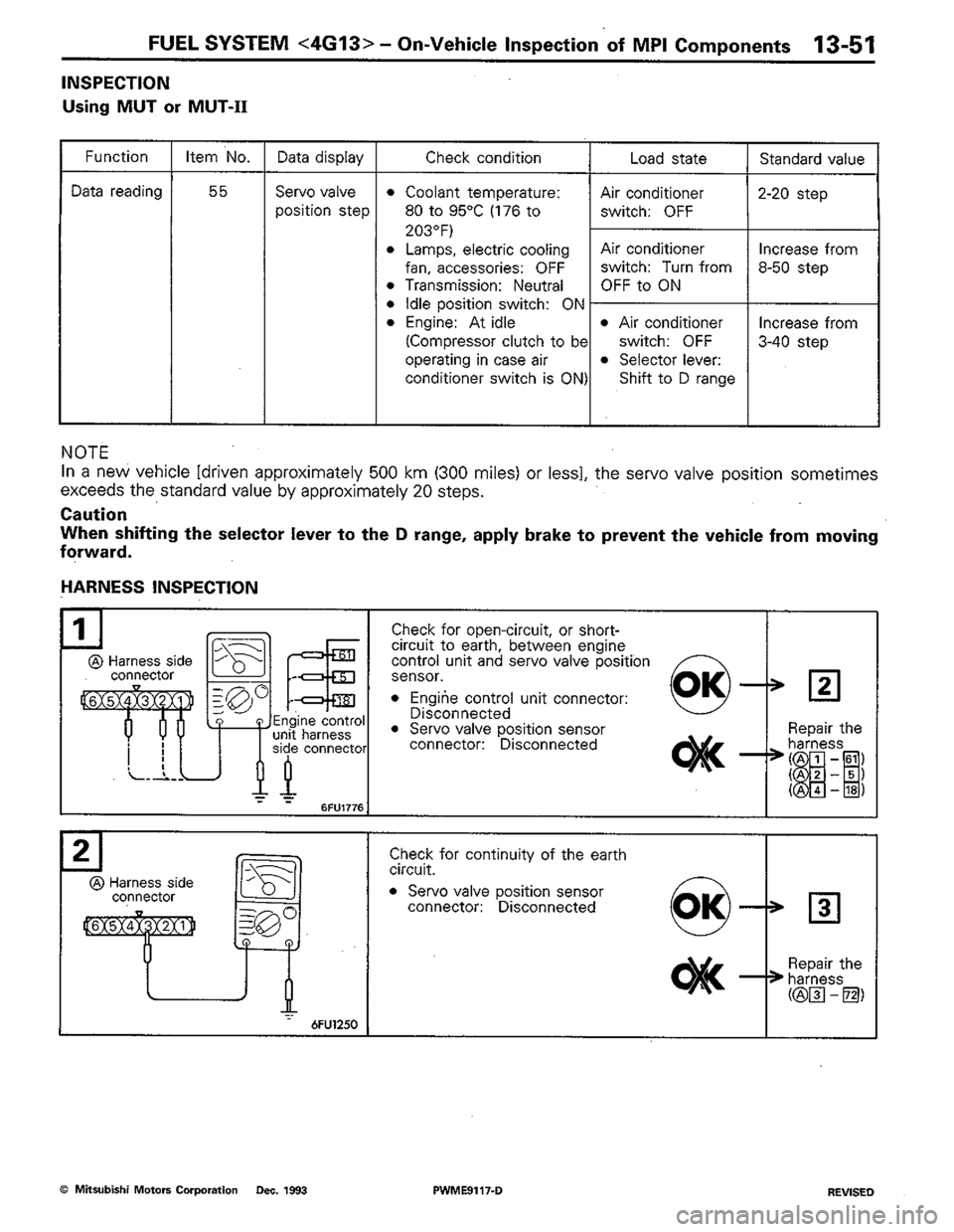 MITSUBISHI COLT 1992 Workshop Manual MITSUBISHI COLT 1992 Workshop Manual