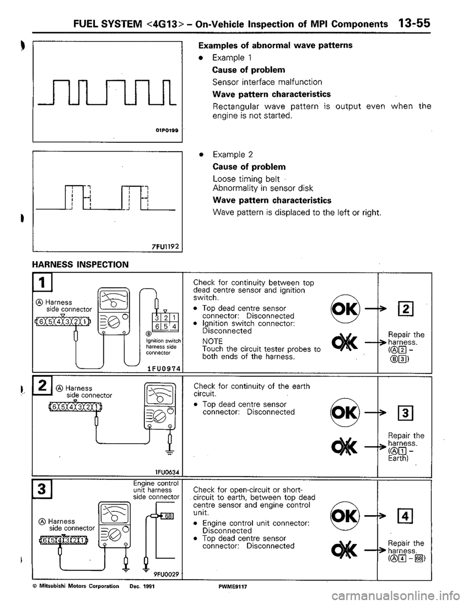 MITSUBISHI COLT 1992 Workshop Manual MITSUBISHI COLT 1992 Workshop Manual
