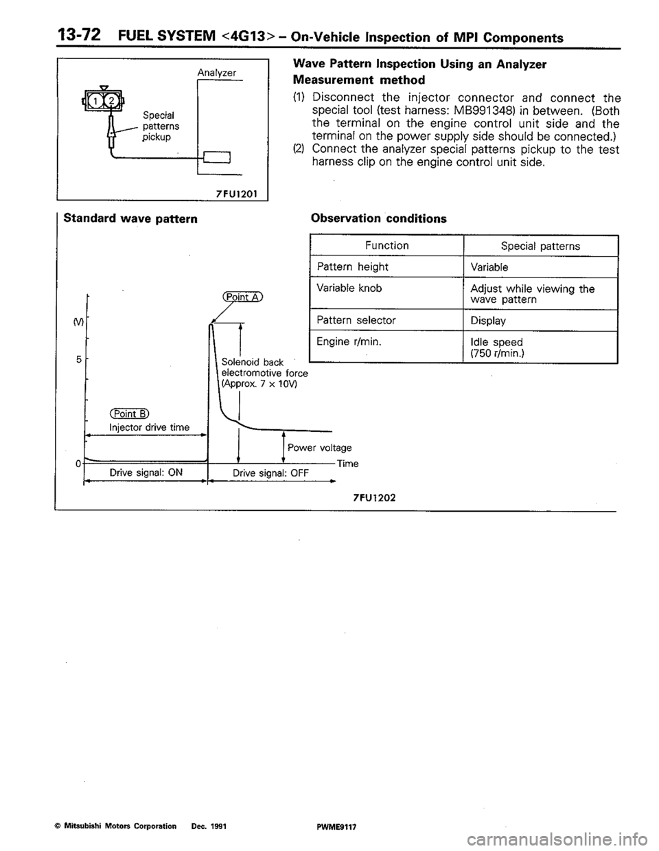 MITSUBISHI COLT 1992 Workshop Manual MITSUBISHI COLT 1992 Workshop Manual