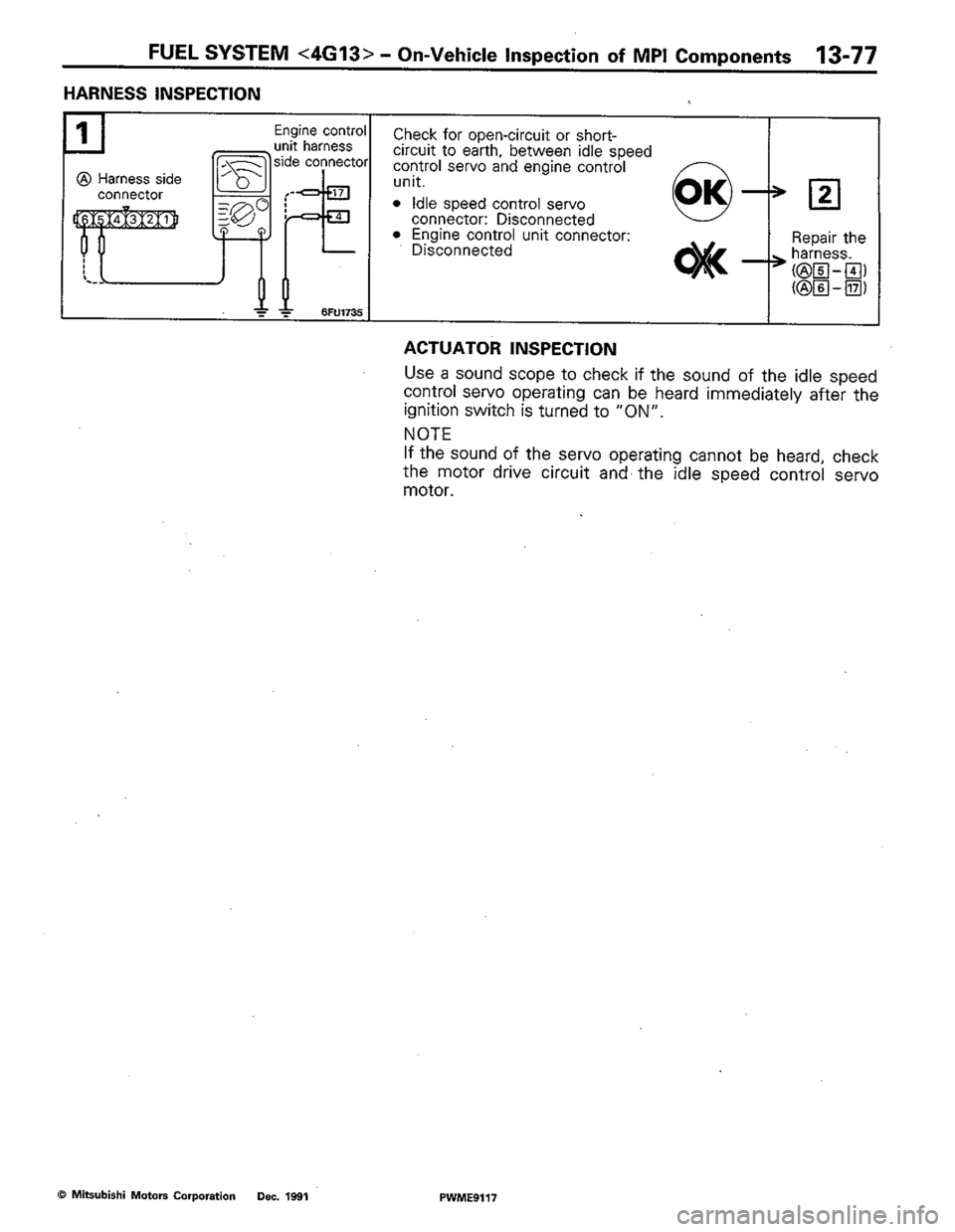 MITSUBISHI COLT 1992 Workshop Manual MITSUBISHI COLT 1992 Workshop Manual