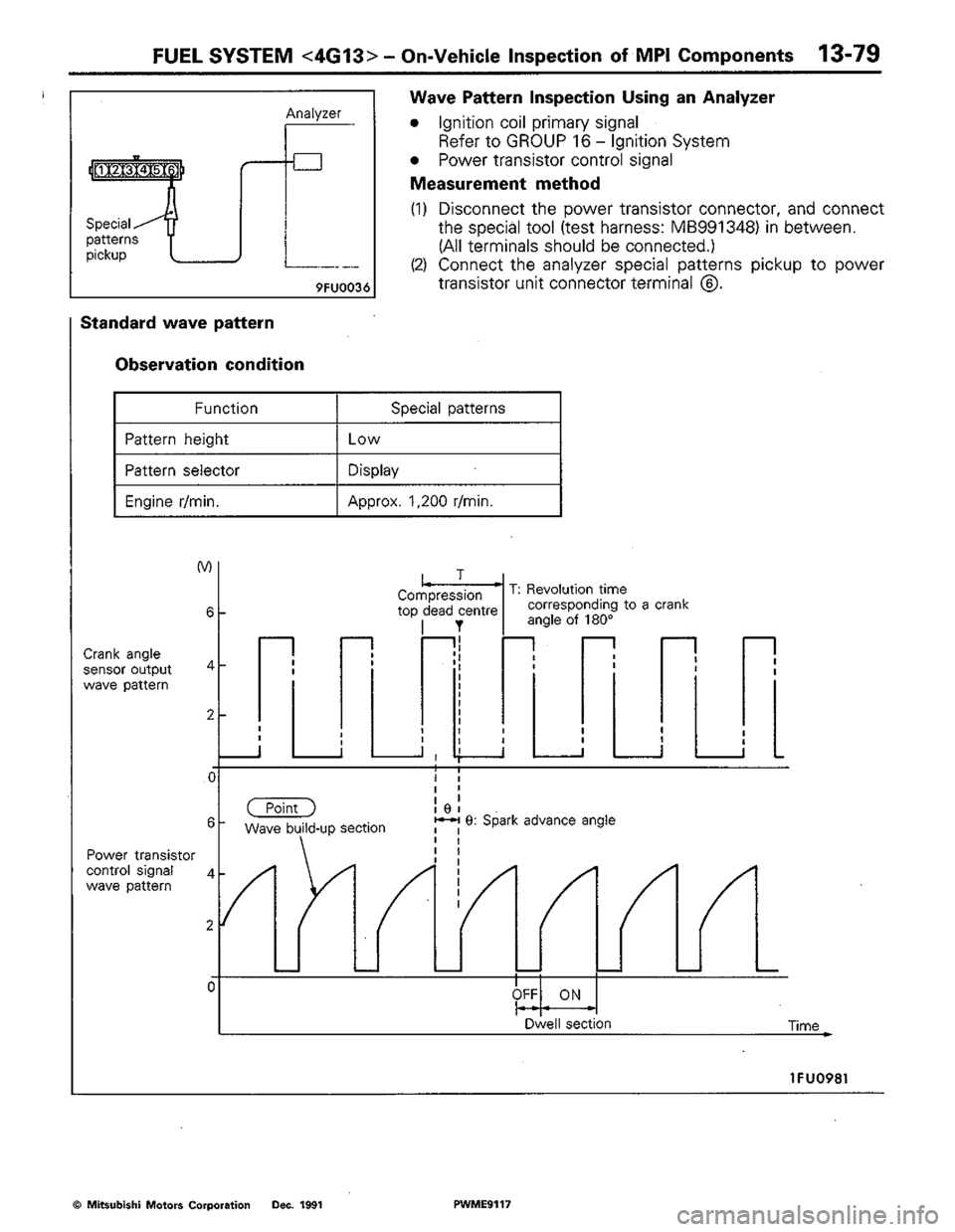 MITSUBISHI COLT 1992 Workshop Manual MITSUBISHI COLT 1992 Workshop Manual