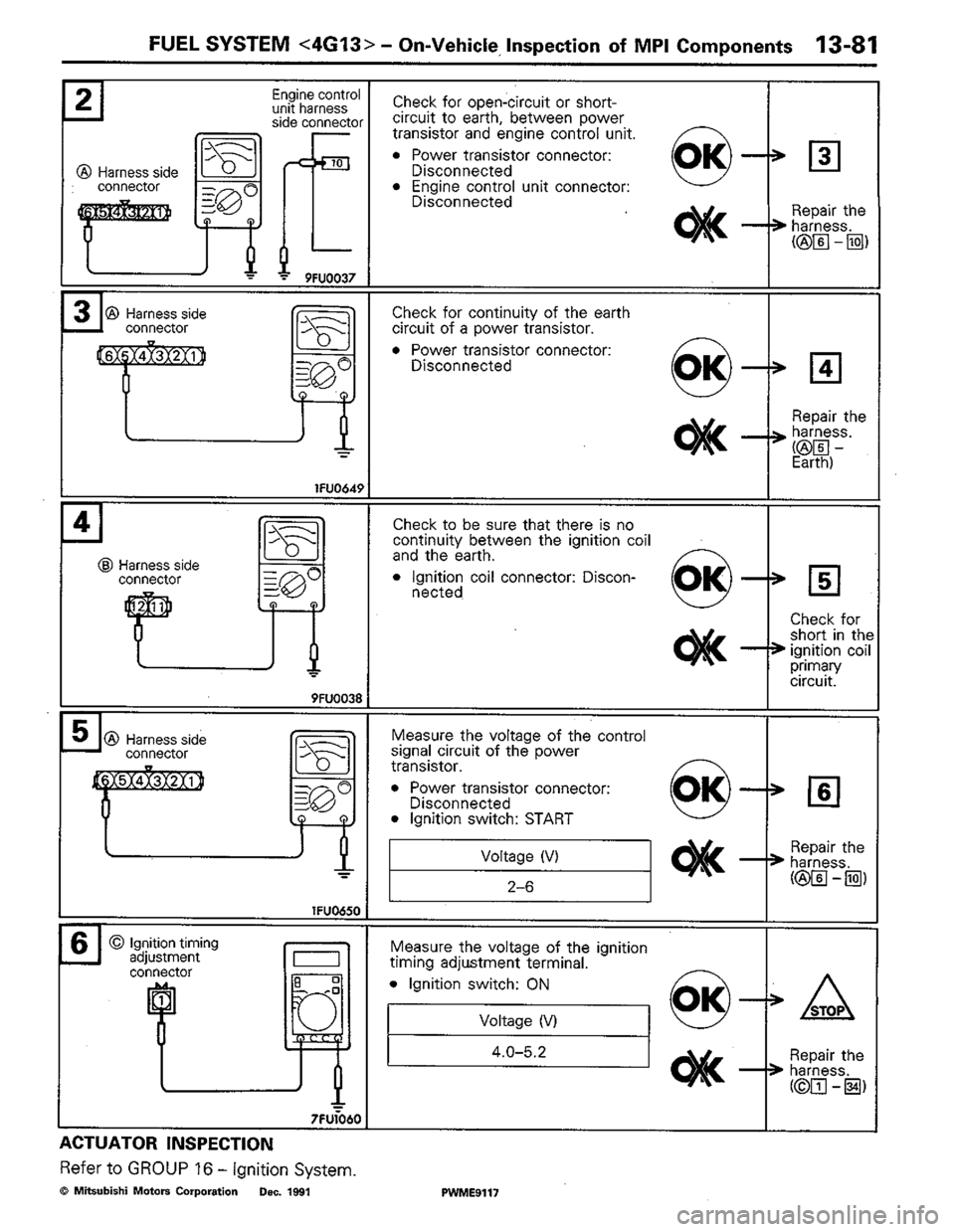 MITSUBISHI COLT 1992 Workshop Manual MITSUBISHI COLT 1992 Workshop Manual