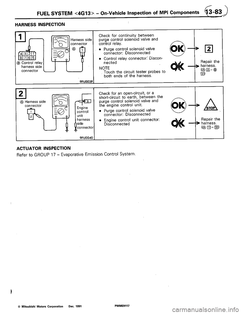 MITSUBISHI COLT 1992 Workshop Manual MITSUBISHI COLT 1992 Workshop Manual