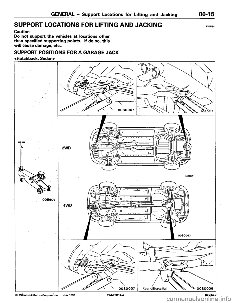 MITSUBISHI COLT 1992 Owners Manual MITSUBISHI COLT 1992 Owners Manual