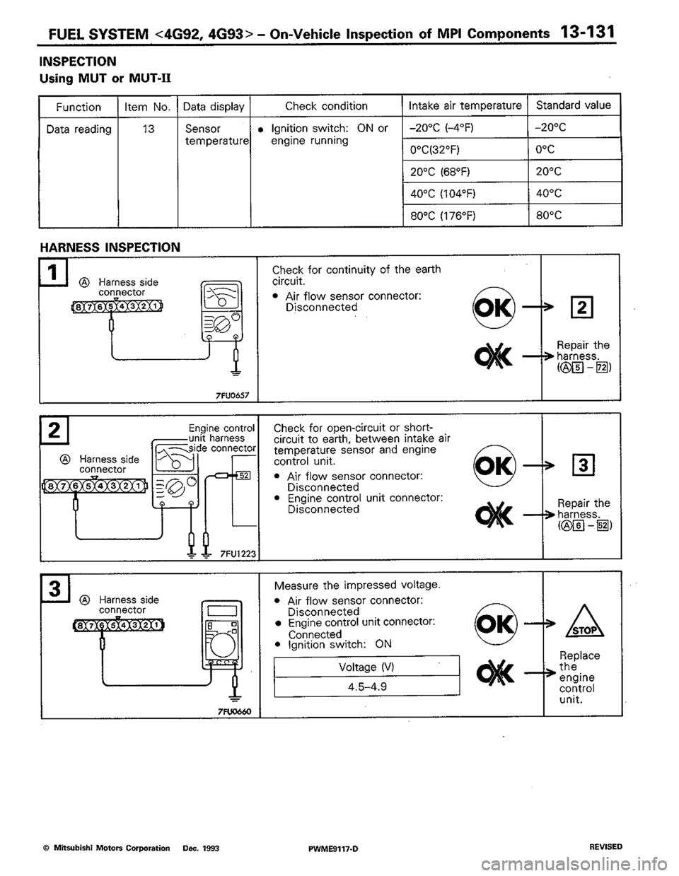 MITSUBISHI COLT 1992 Workshop Manual MITSUBISHI COLT 1992 Workshop Manual
