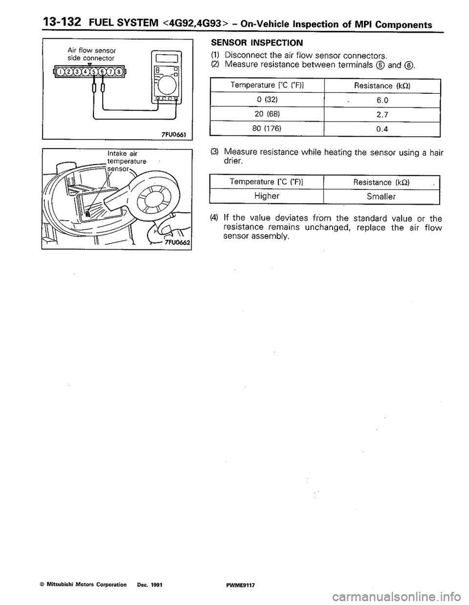 MITSUBISHI COLT 1992 Workshop Manual MITSUBISHI COLT 1992 Workshop Manual